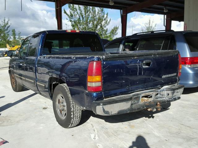 2GCEC19W721184144 - 2002 CHEVROLET SILVERADO BLUE photo 3