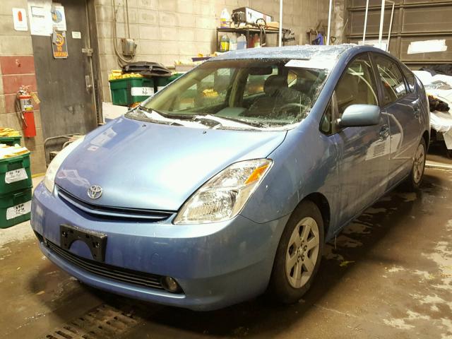 JTDKB20U853051947 - 2005 TOYOTA PRIUS BLUE photo 2