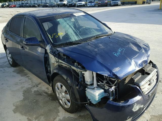 KMHDU46DX8U464842 - 2008 HYUNDAI ELANTRA GL BLUE photo 1