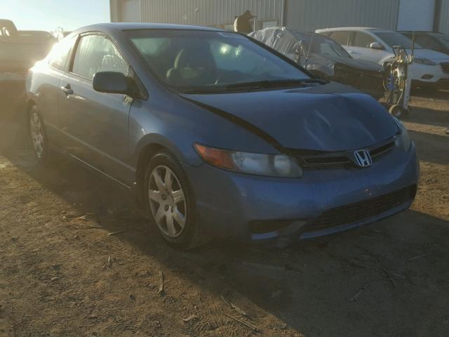 2HGFG12628H511036 - 2008 HONDA CIVIC LX BLUE photo 1