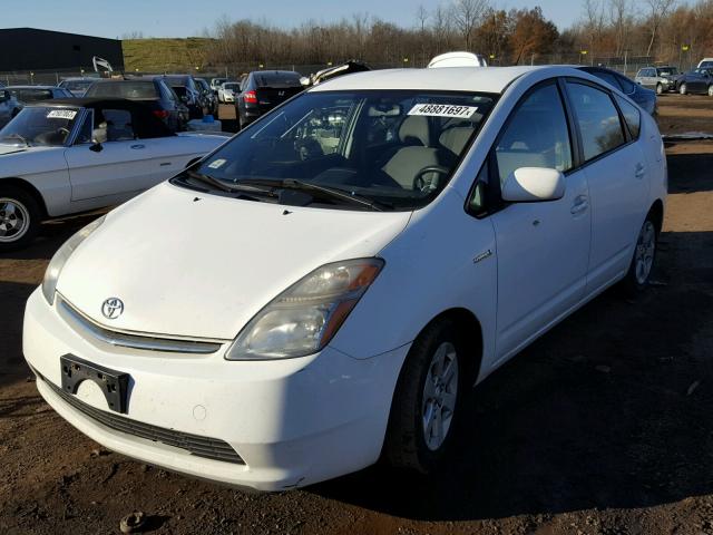 JTDKB20U083344763 - 2008 TOYOTA PRIUS WHITE photo 2