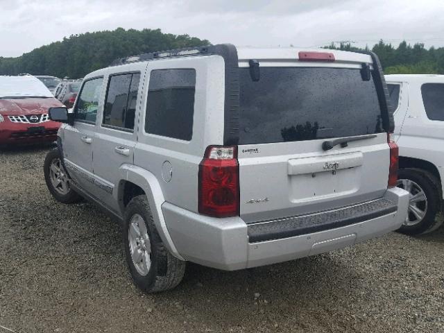1J8HG48K26C337393 - 2006 JEEP COMMANDER SILVER photo 3