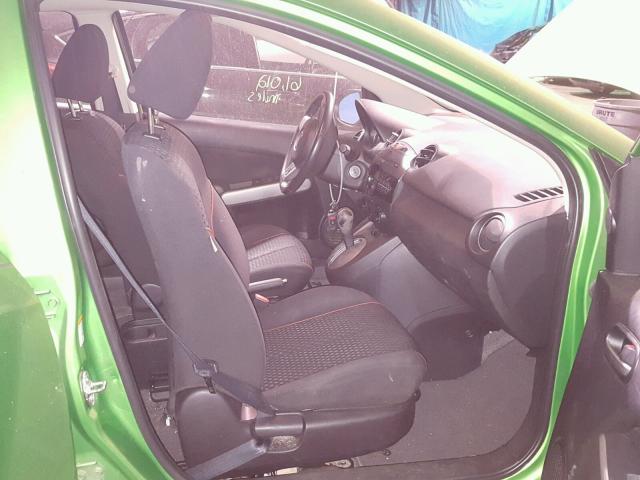 JM1DE1HY4B0123077 - 2011 MAZDA MAZDA2 GREEN photo 5