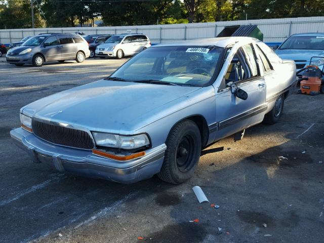 1G4BN52P7RR405083 - 1994 BUICK ROADMASTER BLUE photo 2