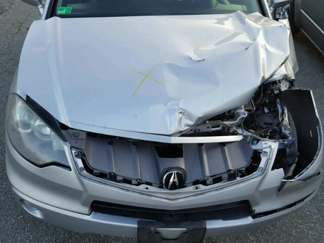 5J8TB18557A004046 - 2007 ACURA RDX TECHNO SILVER photo 7