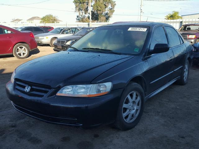 JHMCG567X2C029158 - 2002 HONDA ACCORD SE BLACK photo 2