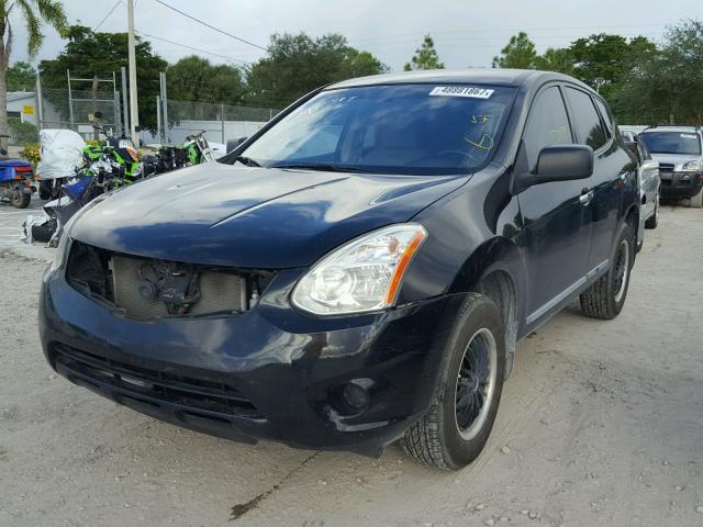 JN8AS5MTXCW603012 - 2012 NISSAN ROGUE S BLACK photo 2
