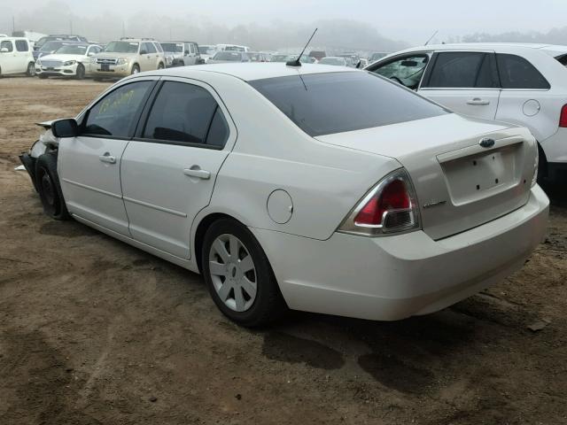 3FAHP06ZX8R111127 - 2008 FORD FUSION S WHITE photo 3