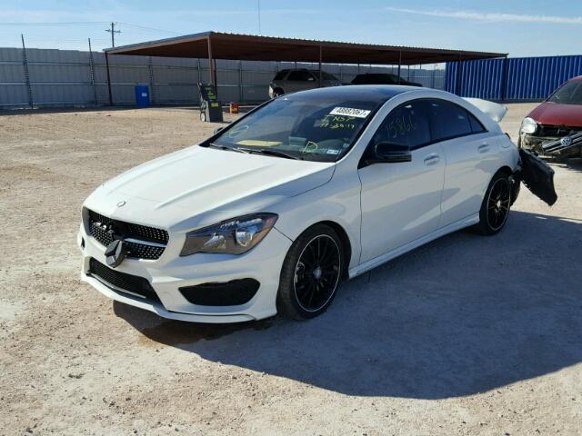 WDDSJ4GBXGN351716 - 2016 MERCEDES-BENZ CLA 250 4M WHITE photo 2