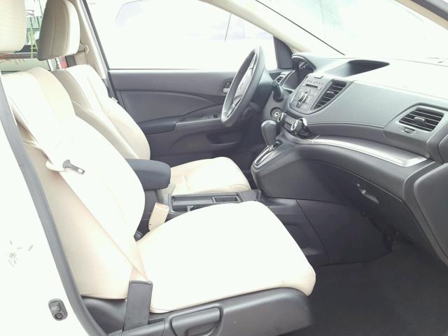 5J6RM4H30FL007260 - 2015 HONDA CR-V LX WHITE photo 5