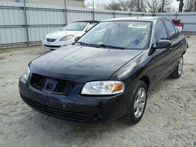 3N1CB51D56L590250 - 2006 NISSAN SENTRA 1.8 BLACK photo 2