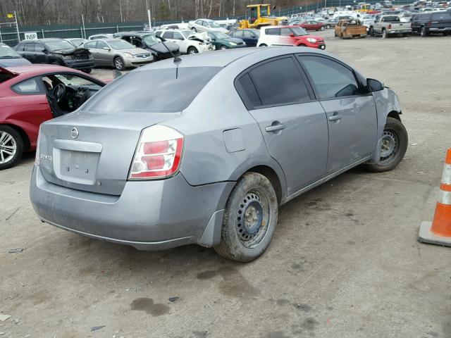 3N1AB61E88L734415 - 2008 NISSAN SENTRA 2.0 GRAY photo 4