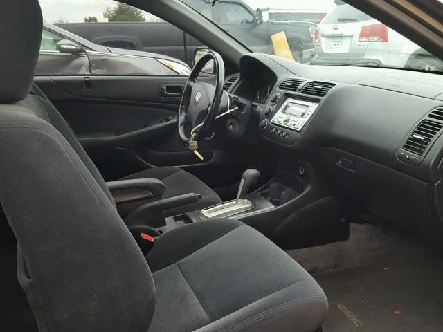 1HGEM229X5L016604 - 2005 HONDA CIVIC EX 灰色 照片 5