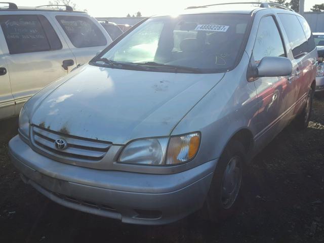 4T3ZF13C23U515289 - 2003 TOYOTA SIENNA LE SILVER photo 2