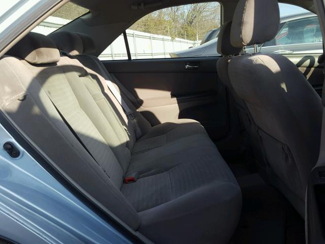 4T1BE32K25U553416 - 2005 TOYOTA CAMRY LE BLUE photo 6