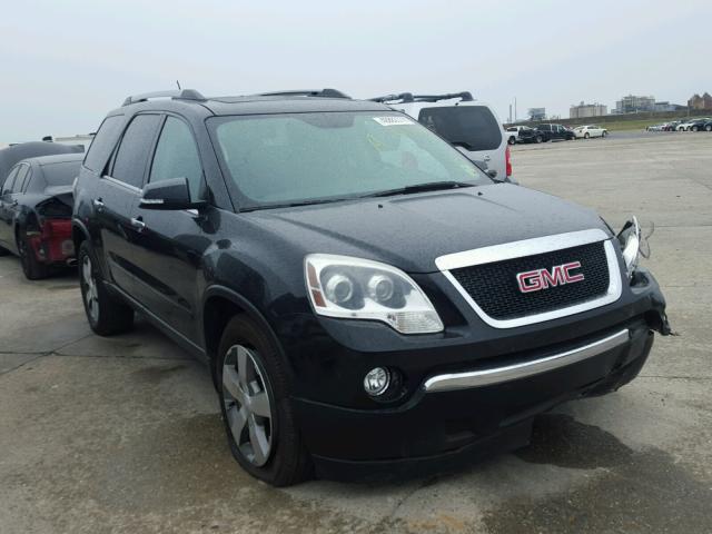 1GKKRSED1CJ171557 - 2012 GMC ACADIA SLT BLACK photo 1