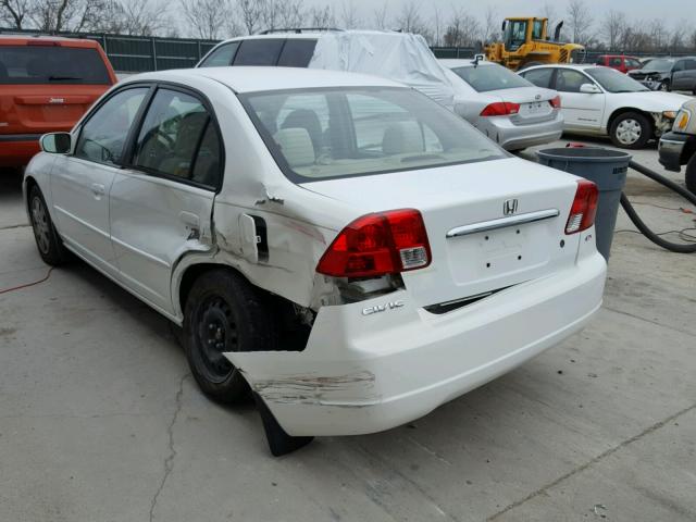 1HGES26843L007644 - 2003 HONDA CIVIC EX 白色 照片 3