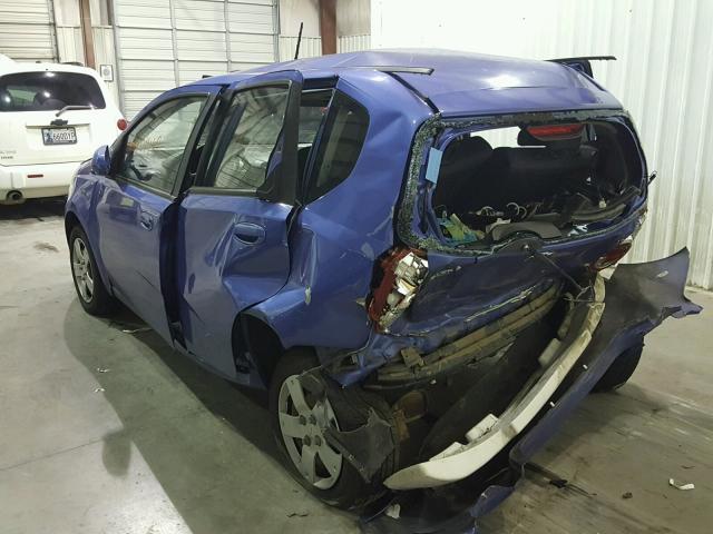 KL1TD66E89B326984 - 2009 CHEVROLET AVEO LS BLUE photo 3