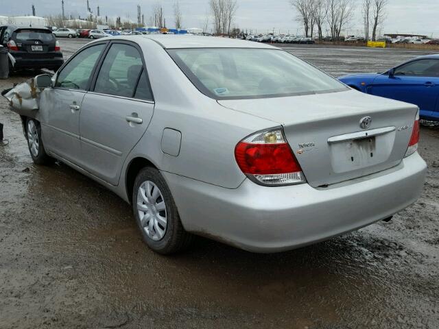 4T1BE32K05U076162 - 2005 TOYOTA CAMRY LE SILVER photo 3