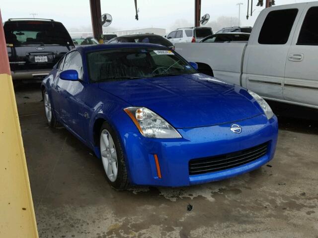 JN1AZ34E13T010091 - 2003 NISSAN 350Z COUPE BLUE photo 1