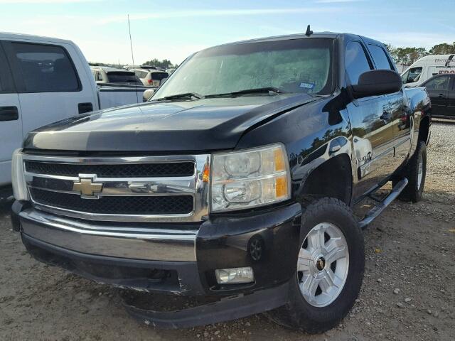 3GCEK13398G292119 - 2008 CHEVROLET SILVERADO BLACK photo 2