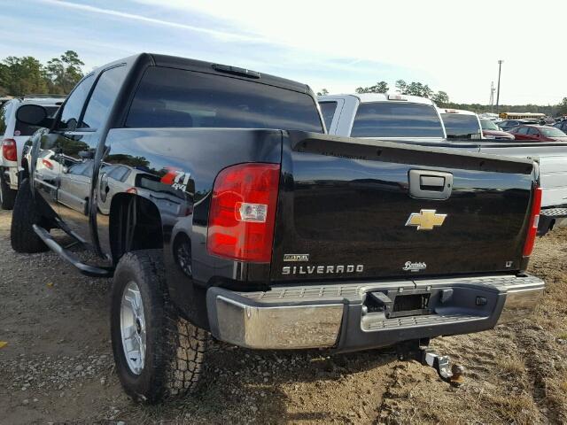 3GCEK13398G292119 - 2008 CHEVROLET SILVERADO BLACK photo 3