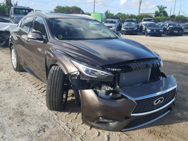 SJKCH5CP7HA015688 - 2017 INFINITI QX30 BASE BROWN photo 1
