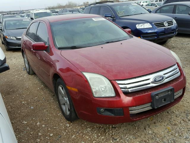 3FAHP07Z98R226168 - 2008 FORD FUSION SE BURGUNDY photo 1