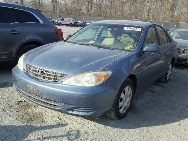 4T1BE32K14U836453 - 2004 TOYOTA CAMRY LE BLUE photo 2