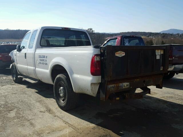 1FTSX20525EA98454 - 2005 FORD F250 SUPER WHITE photo 3