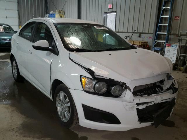 1G1JC5SH5D4197993 - 2013 CHEVROLET SONIC LT WHITE photo 1