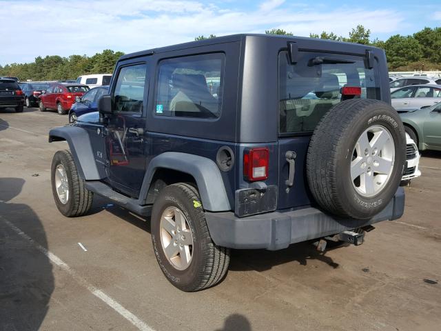 1J4FA24118L510111 - 2008 JEEP WRANGLER X GRAY photo 3