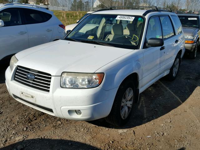 JF1SG63668H725189 - 2008 SUBARU FORESTER 2 WHITE photo 2