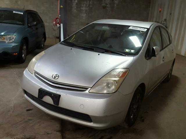 JTDKB20U653059870 - 2005 TOYOTA PRIUS SILVER photo 2