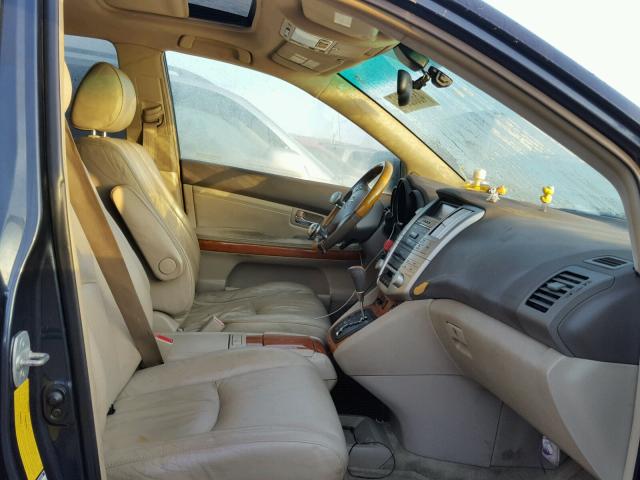 JTJHA31U840014069 - 2004 LEXUS RX 330 BLUE photo 5