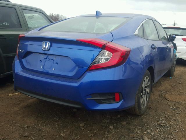 2HGFC2F75HH575558 - 2017 HONDA CIVIC EX BLUE photo 4