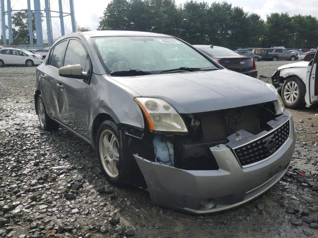 3N1AB61EX8L714652 - 2008 NISSAN SENTRA 2.0 GRAY photo 1