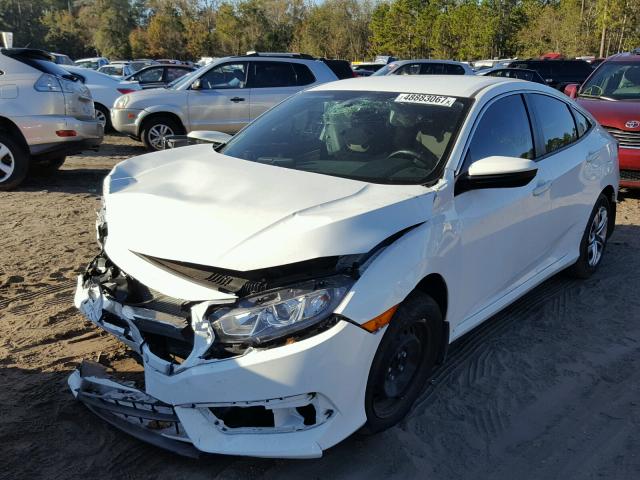 19XFC2F51HE019014 - 2017 HONDA CIVIC LX WHITE photo 2