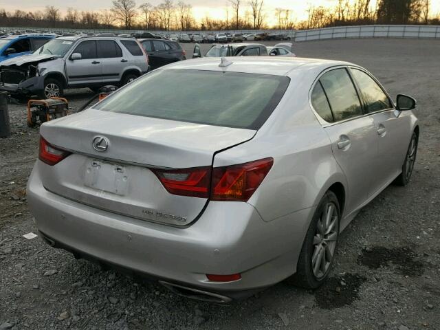 JTHCE1BL5D5012258 - 2013 LEXUS GS 350 SILVER photo 4