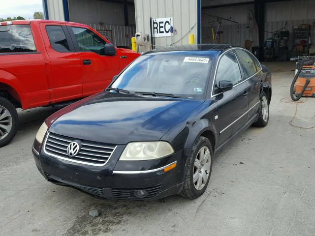 WVWRH63B92P448618 - 2002 VOLKSWAGEN PASSAT GLX BLACK photo 2