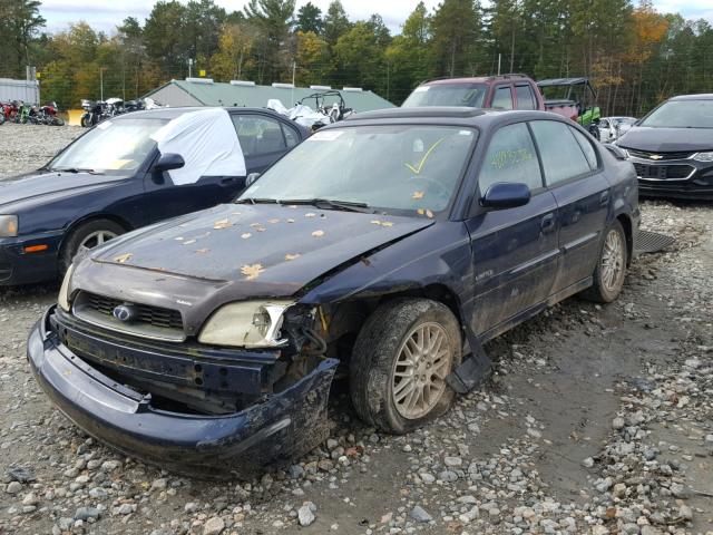 4S3BE625447211009 - 2004 SUBARU LEGACY L S BLUE photo 2