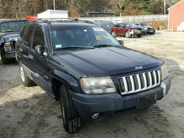 1J4GW48S34C352370 - 2004 JEEP GRAND CHER BLACK photo 1