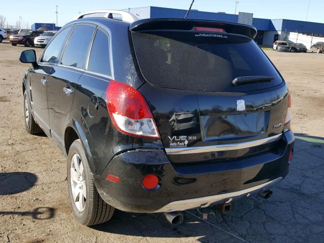 3GSDL63748S593259 - 2008 SATURN VUE XR BLACK photo 3