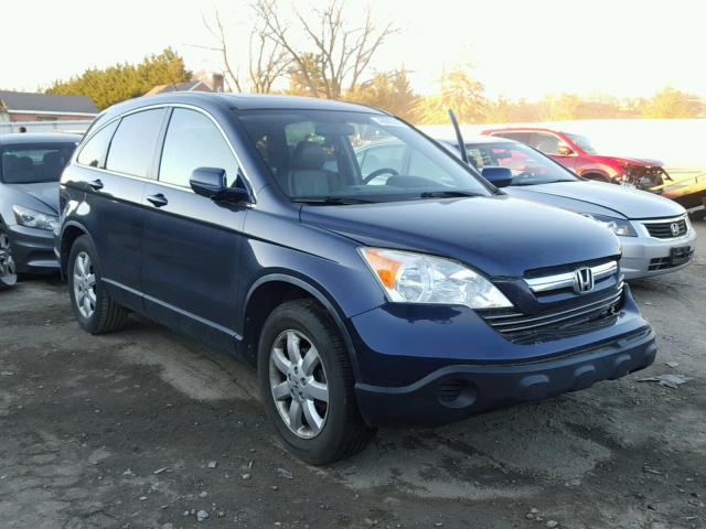 JHLRE48789C007519 - 2009 HONDA CR-V EXL BLUE photo 1