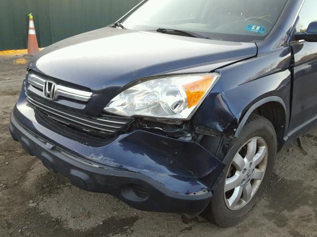 JHLRE48789C007519 - 2009 HONDA CR-V EXL BLUE photo 9