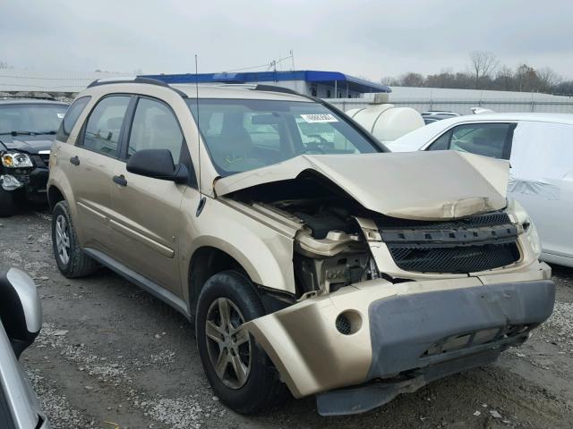 2CNDL13F866142008 - 2006 CHEVROLET EQUINOX LS TAN photo 1