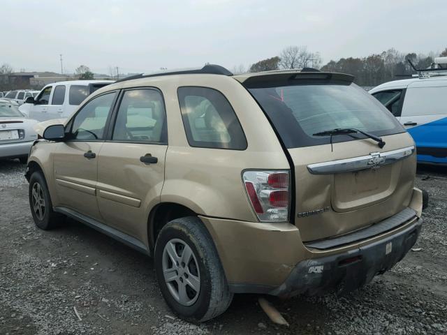 2CNDL13F866142008 - 2006 CHEVROLET EQUINOX LS TAN photo 3