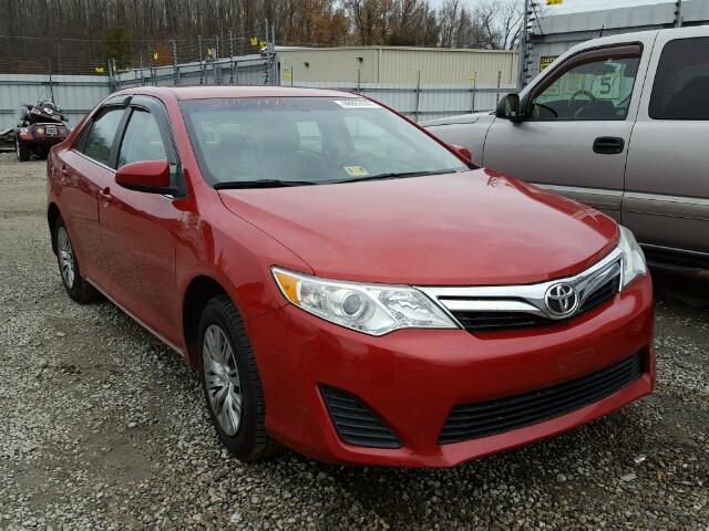 4T1BF1FKXCU584549 - 2012 TOYOTA CAMRY BASE RED photo 1