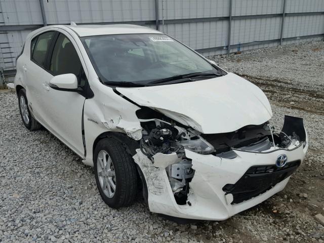 JTDKDTB3XG1135660 - 2016 TOYOTA PRIUS C WHITE photo 1