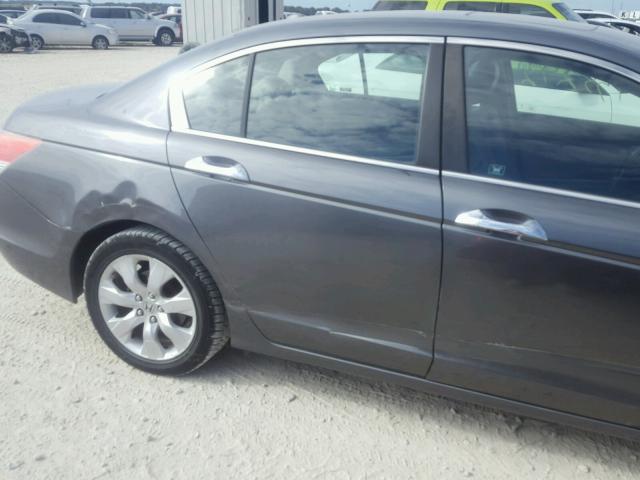 5KBCP36889B002344 - 2009 HONDA ACCORD EXL GRAY photo 9